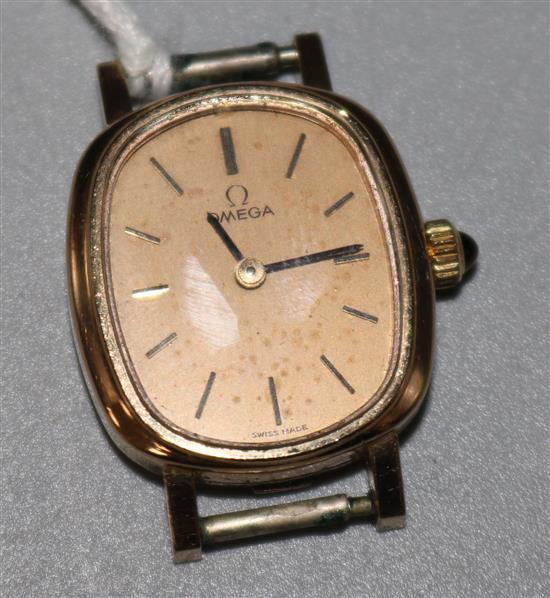 A ladies 1970s 9ct Omega wrist watch,